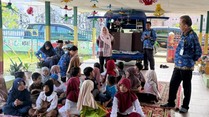 BRK Syariah dan Dispersip Dumai Perkuat Literasi Keuangan dan Budaya Membaca di Kalangan Pelajar
