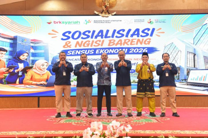 BRK Syariah Dukung Suksesnya Sensus Ekonomi 2026 untuk Perkuat Fondasi Perekonomian di Riau