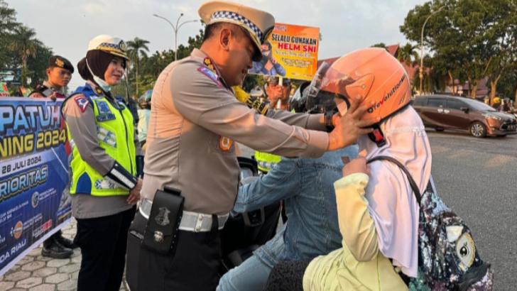 Polisi Catat 6.795 Pelanggaran Ditemukan Selama Operasi Patuh 2024 di Riau
