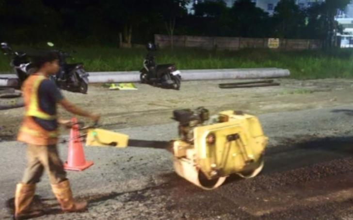 Kepala UPT 1 Dinas PUPR Turunkan Tim Tinjau Lokasi Jalan Rusak di Pekanbaru