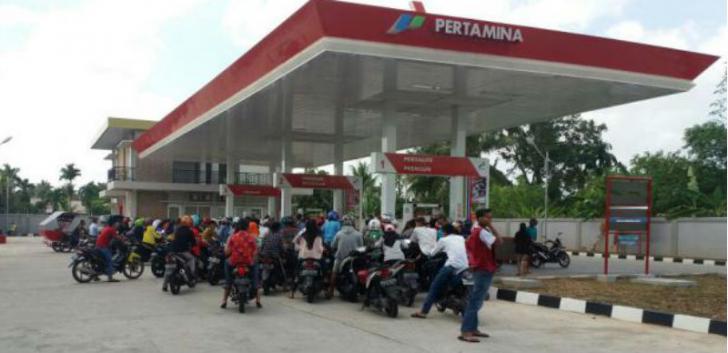 Dua SPBU di Selatpanjang Mulai Beroperasi