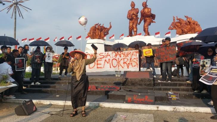 Koalisi Masyarakat Sipil Riau Tolak Pelemahan Demokrasi