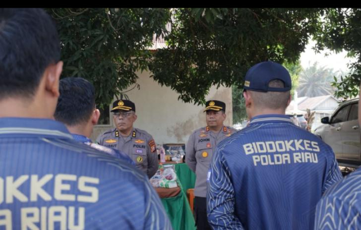 Polda Riau Kerahkan Tim Kesehatan dan Trauma Healing ke Wilayah Kerumutan