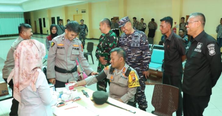 HUT Div Humas Polri, Polres Kepulauan Meranti Gelar Donor Darah Bersama TNI dan Wartawan