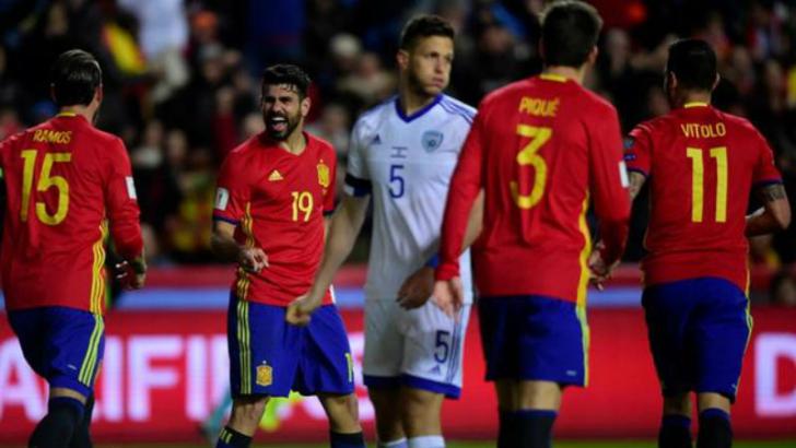 Spanyol Pesta Gol ke Gawang Israel