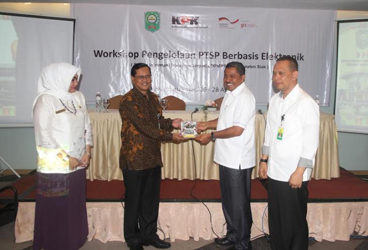 Siak Jadi Percontohan di Riau dalam Workshop Pengelolaan PTSP Berbasis Elektronik