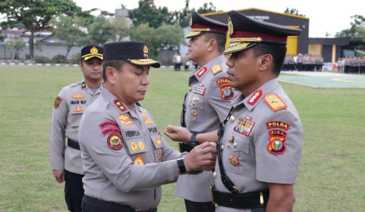 Sertijab Wakapolda Riau, Brigjen Simson Zet Ringu Emban Amanah Baru dan Tegaskan Komitmen Green Policing