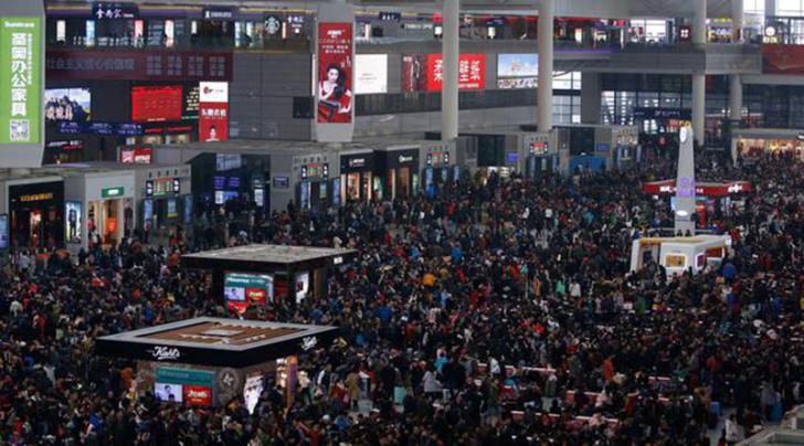 Rayakan Imlek, Ratusan Juta Warga China Mudik