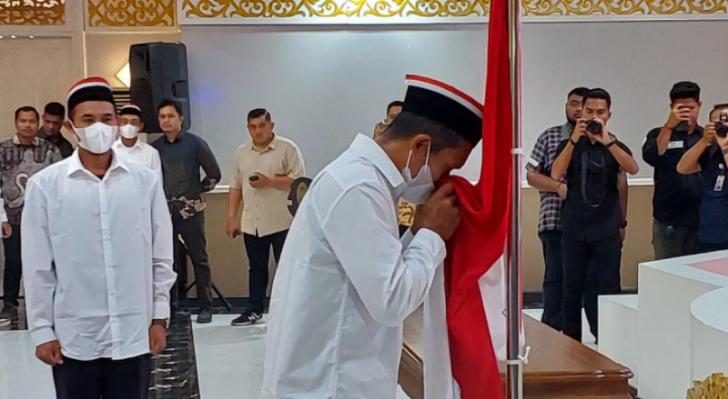 Puluhan Anggota Kelompok Anshor Daulah Lepas Bai'at dan Ikrar NKRI