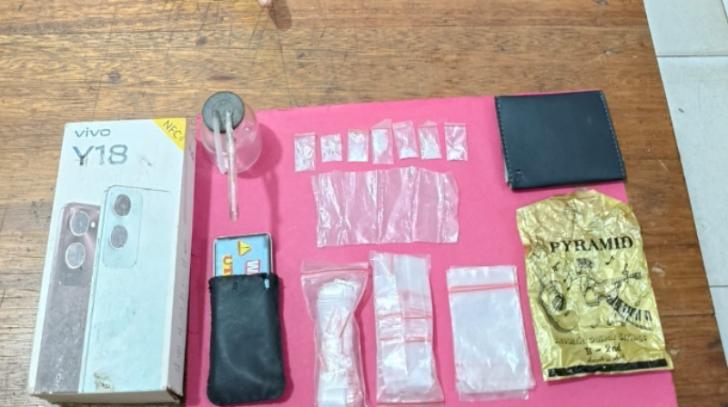 Unit Reskrim Polsek Ukui Amankan Pelaku Penyalahgunaan Narkotika di Ukui, 7 Paket Sabu Disita
