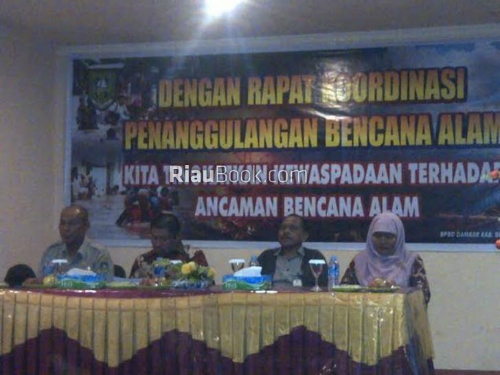 Waspadai Bencana Alam, BPBD Damkar Bengkalis Gelar Rakor