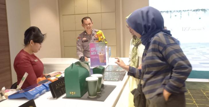 Polri Sosialisasi Bersama Pengelola Sukaramai Trade Center Mencegah Isu Negatif Menjelang Pemilu