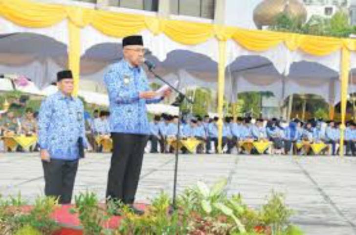 Pimpin Apel Pergantian Tahun, Ini Pesan Gubri