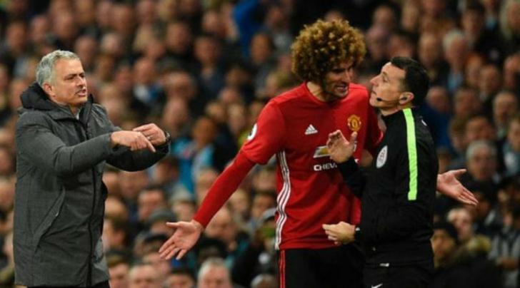Diganjar Kartu Merah, Marouane Fellaini Frustasi