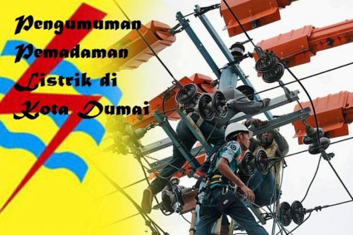 JADWAL PEMADAMAN LISTRIK KOTA DUMAI