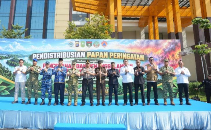 Karhutla Mereda, Polda Riau Siapkan 260 Plang Cegah Kebakaran Berulang
