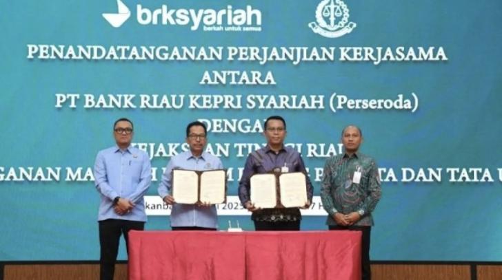 BRK Syariah Jalin Kerjasama dengan Kejari se Riau