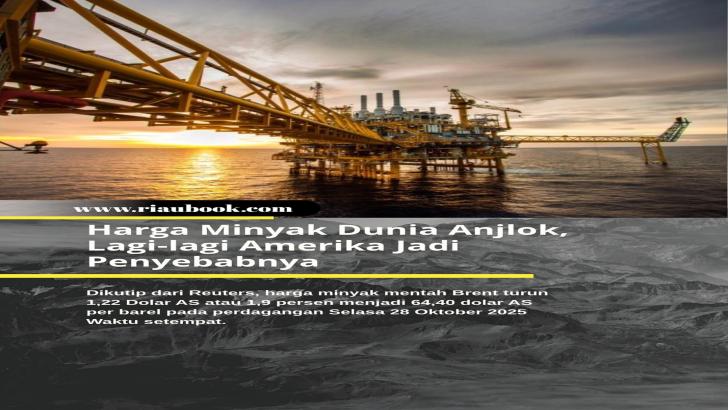 Harga Minyak Dunia Anjlok, Lagi-lagi Amerika Jadi Penyebabnya