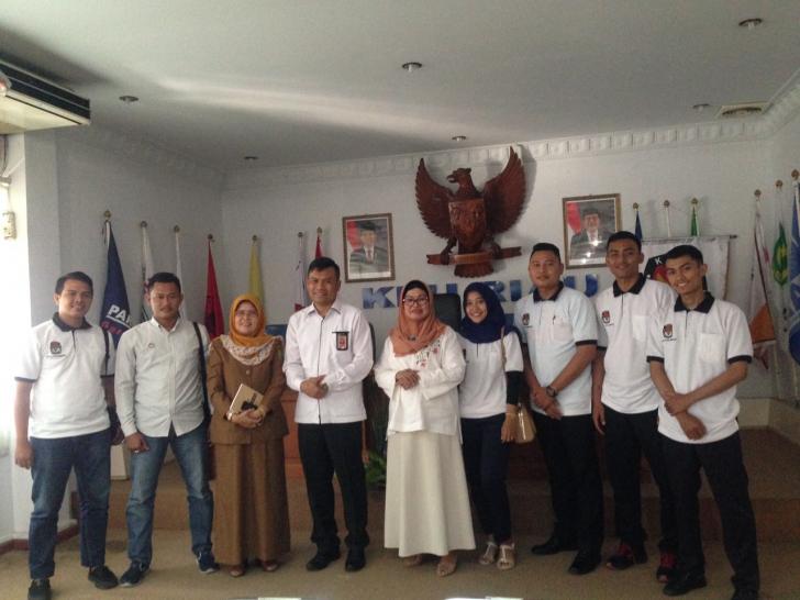Kunjungi KPU Provinsi Riau, Tim Gass Pilwako Diminta Menjadi Motor Penggerak Sosialisasi