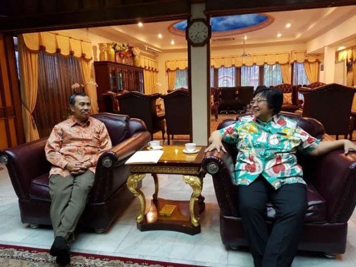 Soal Program Kerja, Syamsuar Temui Menteri Siti Nurbaya Bakar