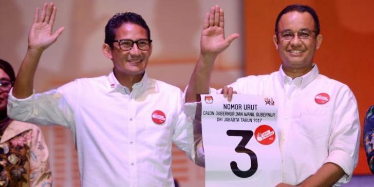 KPU: Anies-Sandi, Gubernur dan Wakil Gubernur DKI Jakarta Pilihan Rakyat