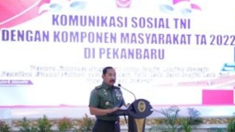 Aster Panglima TNI di Pekanbaru: SDM Aset Penting Bangsa