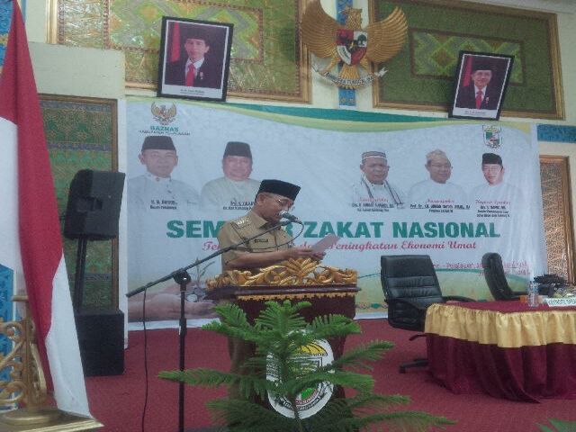 Baznas Pelalawan Taja Seminar Zakat Nasional Untuk Peningkatan SDM