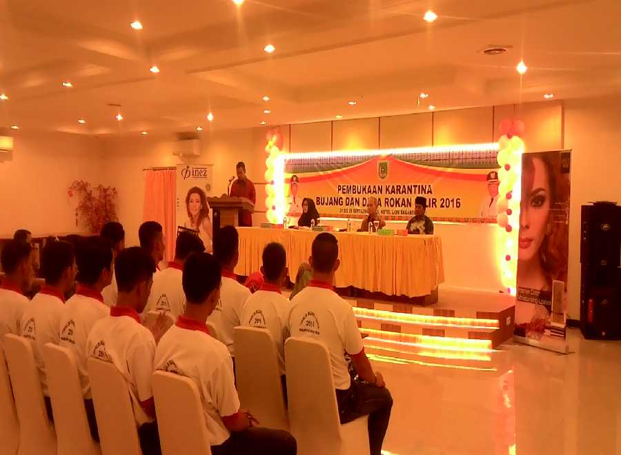 Belasan Bujang Dara Rohil di Karantina, Pejabat: Semoga Bermanfaat