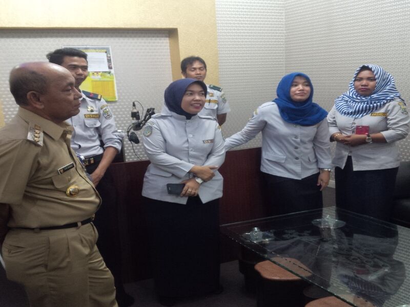 Bupati Realisasikan Anggaran Pengadaan Peralatan Radio Pelalawan Di Dishubkominfo