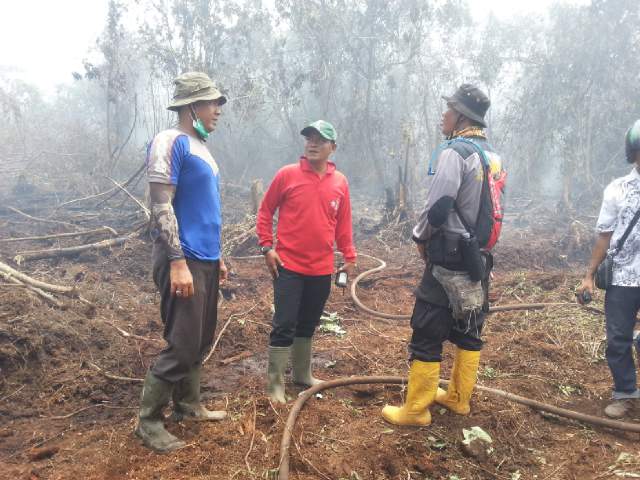 Cuaca Panas, 3 Hektar Lahan Terbakar di Dumai