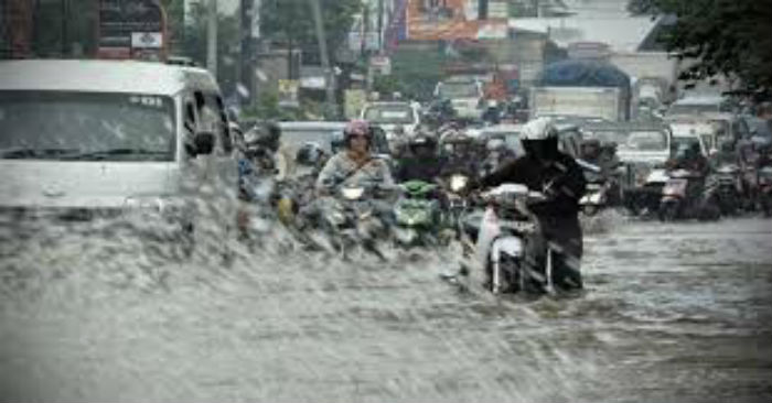 Curah Hujan Tinggi, Jalan Menuju Kota Duri Tergenang