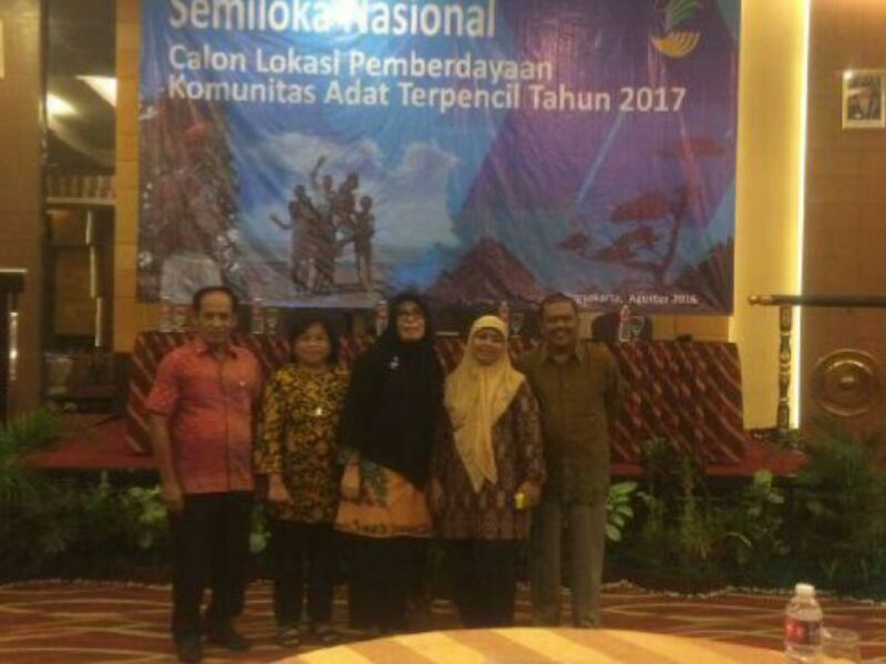 Desa Upih Pelalawan Masuk Kedalam Program Pemberdayaan Sosial Komunitas Adat Terpencil tahun 2017