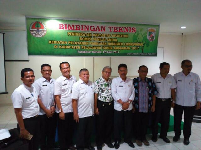 DLHK Pelalawan Taja Bimtek Amdal Selama Satu Hari