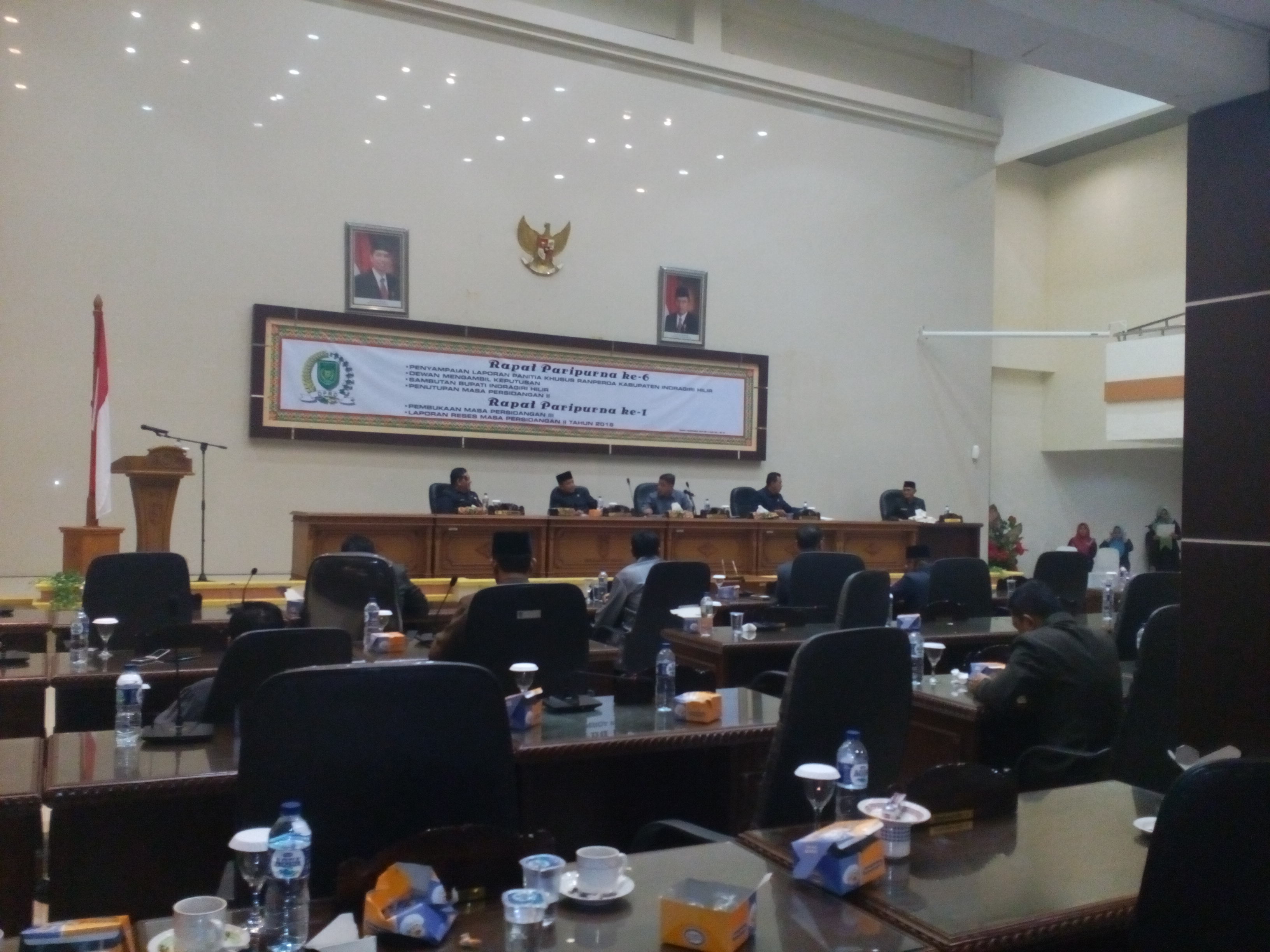 DPRD Inhil Gelar Rapat Paripurna ke 6