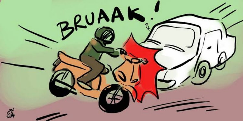 Duh,  Hati-hati! Belasan Kasus Kecelakaan Terjadi di Tol Pekanbaru-Dumai