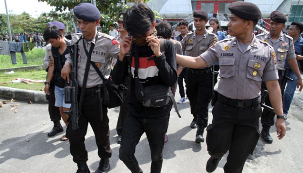 Empat Romli HMI Kepemilikan Senjata Tajam Segera Jalani Sidang