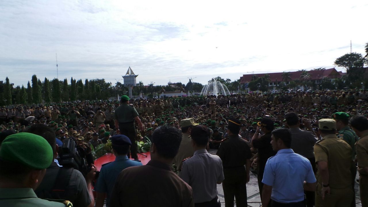 Gubri Hadiri Apel Kebangsaan Tiga Pilar