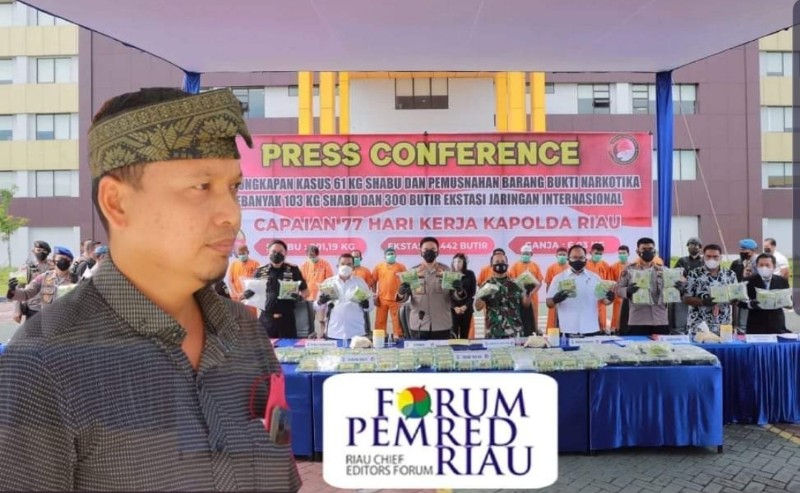 Kapolda Iqbal Gagalkan Peredaran 202 Kilo Sabu, Forum Pemred Apresiasi