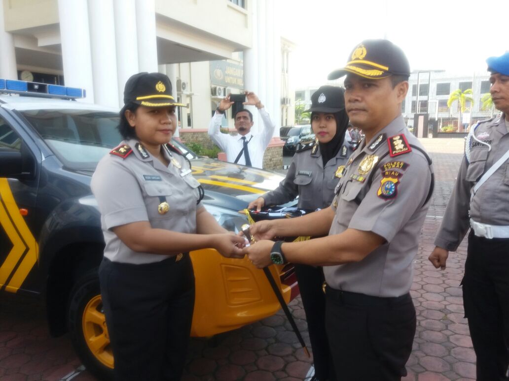 Kapolres Dumai Serahkan Ranmor Dinas Kepada Jajarannya