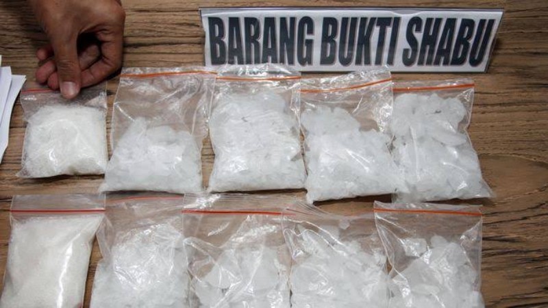 Kejadian di Dumai, 5 Orang Penyeludup 166 Kilogram Sabu Dituntut Mati