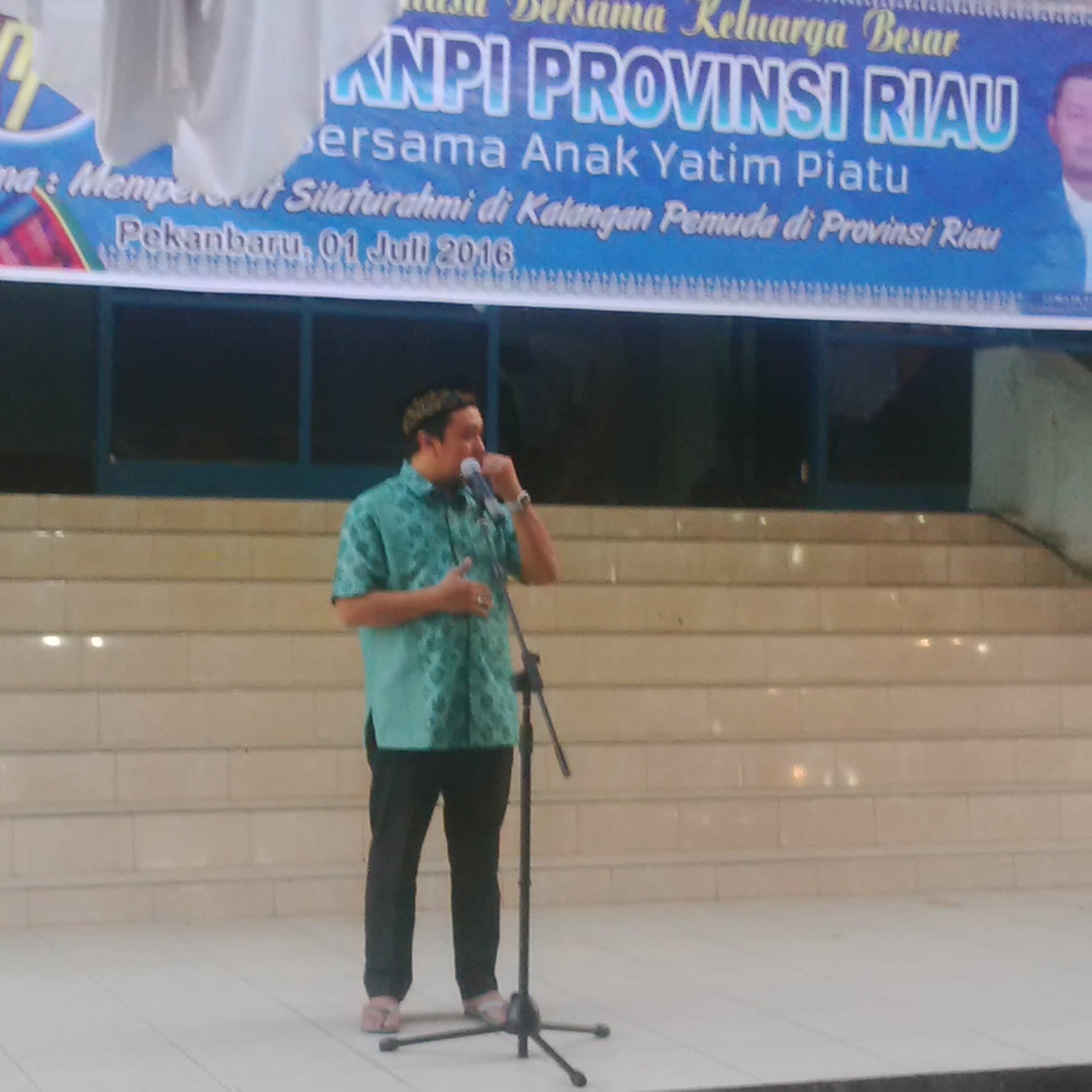 KNPI Riau Gelar Buka Puasa Bersama Dengan Anak Yatim