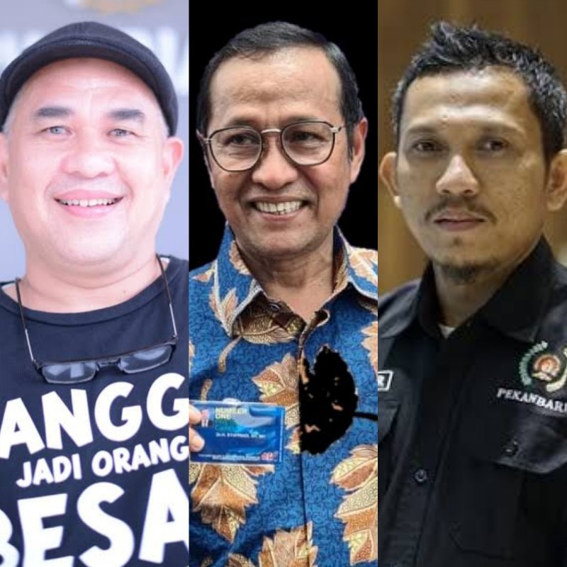 Konferensi PWI Riau: Antara Agustiar dan Zulmansyah, di Tengah-tengah Ada Syafriadi