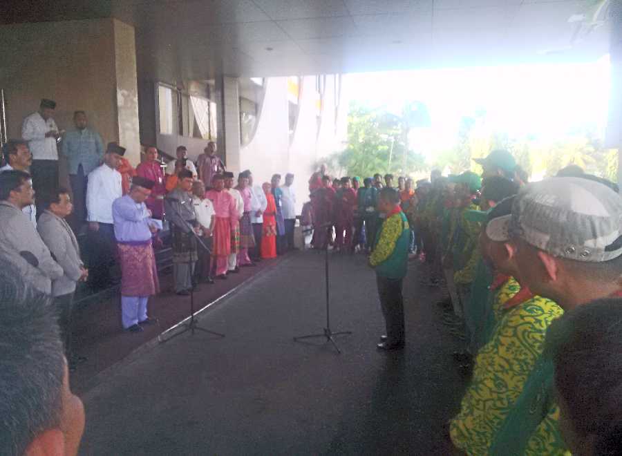 Kontingen PON Riau Membanggakan, Gubernur Sambut Bahagia