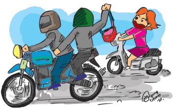 Letakkan HP di Box Motor, Warga Inhil Jadi Korban Jambret