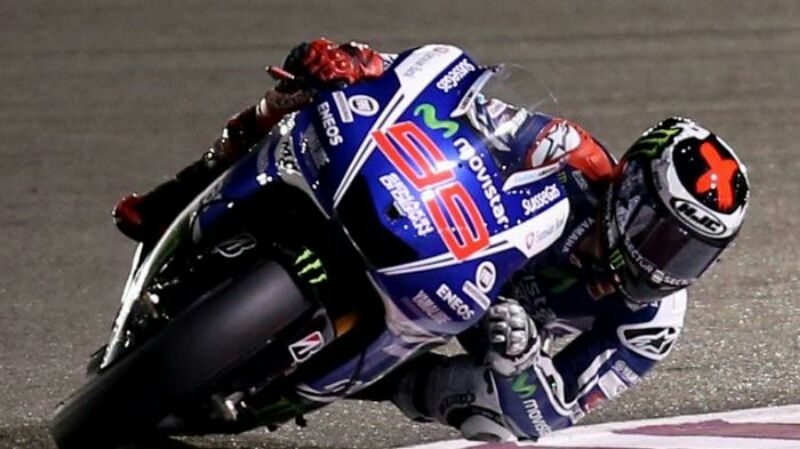 Lorenzo Asapi Rossi, Marc Marquez Terjatuh