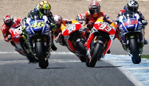 Marc Marquez Berhasil Terdepan Jauh Tinggalkan Rossi