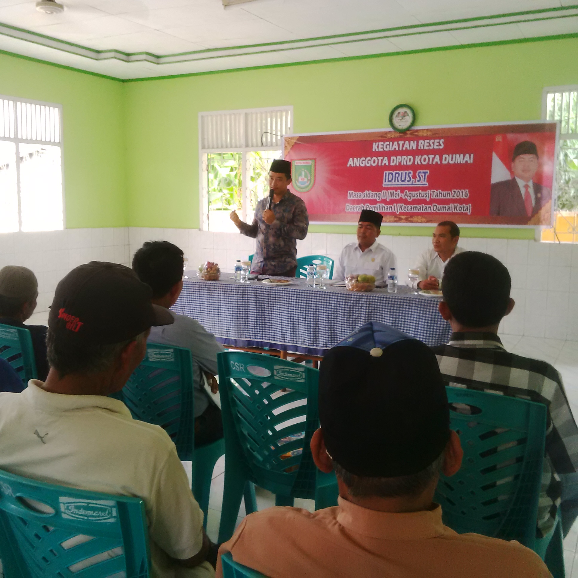 Masuk Kelingkungan Kumuh di Dumai, Dua Politisi Gerindra Perjuangkan Perbaikan Pada APBD Riau 2017