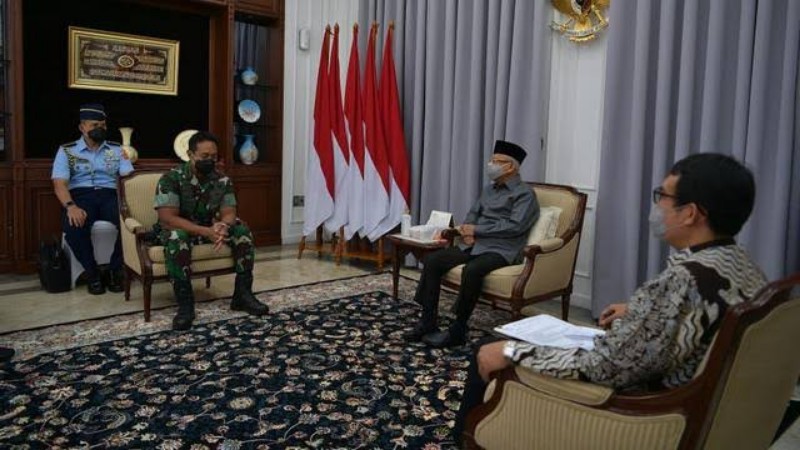Panglima TNI Andika Jadi Saksi Nikah Adik Presiden Jokowi