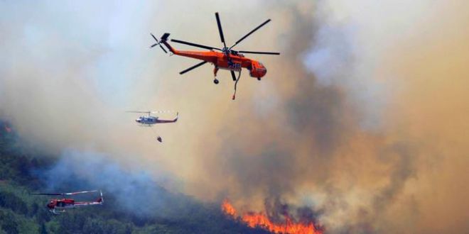 Parah, Helikopter Bom Air Bahkan Terhambat Asap Riau