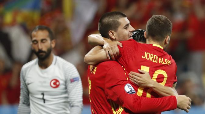 Petik Kemenangan 3-0 Atas Turki, Spanyol Masuk 16 Besar